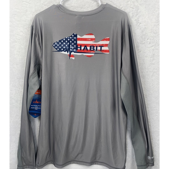 Habit Waves Collection Performance Shirt Moisture Wicking Size Men’s M NEW - Picture 1 of 4